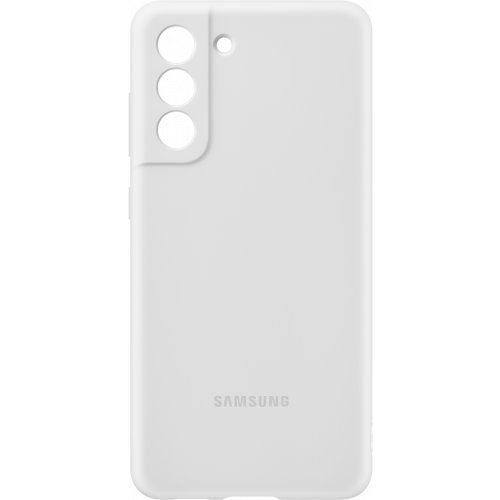 Чехол Samsung Silicone Cover S21 FE White