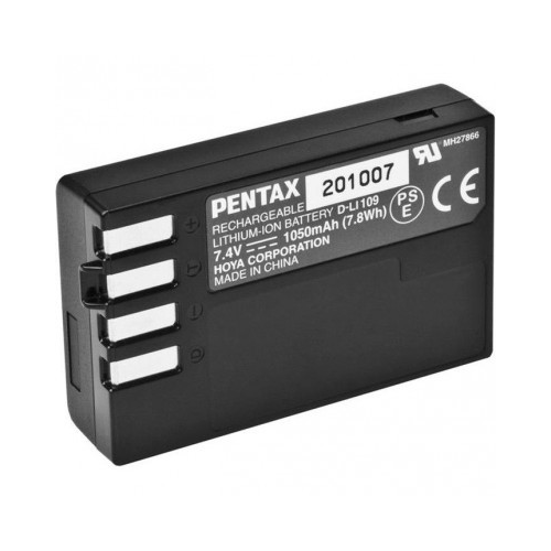 Аккумулятор Pentax D-Li109 Батарея для цифровых фотоаппаратов Пентакс K-50, K-30, K-S1, K-r