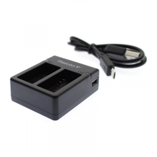 Зарядное устройство Relato CH-P1640U/Dual для 2-х аккумуляторов GoPro AHDBT-201/301/302