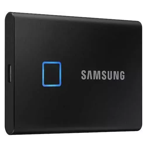 Внешний накопитель SSD USB3.0 1.8" 1000Gб SSD Samsung T7 Touch ( MU-PC1T0K/WW ) USB 3.2 Type C Черный