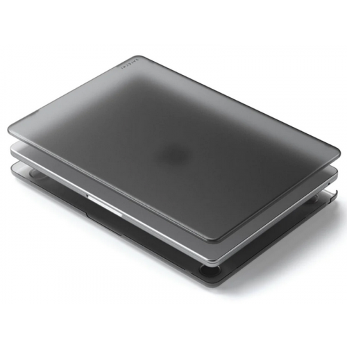 Аксессуар Чехол Satechi для APPLE Macbook Air M2 Eco Hardshell Dark Transparent ST-MBAM2DR