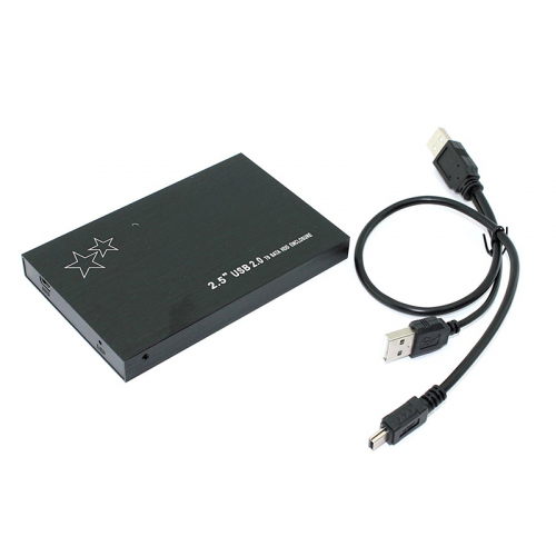 Бокс Vbparts DM-2512 2.5 USB 2.0 Black 057917
