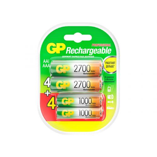 Аккумулятор AAA - GP 2650/930mAh 270AA/100AAAHCFR-2CR8 48/480 (8 штук)