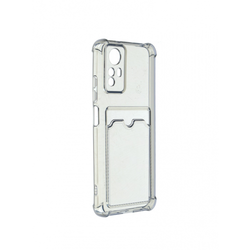 Чехол iBox для Xiaomi Redmi Note 12s Crystal с кардхолдером Silicone Black УТ000035531