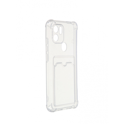 Чехол iBox для Xiaomi Redmi A2 Plus Crystal с кардхолдером Silicone Transparent УТ000036363