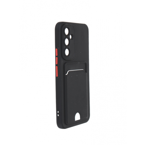 Чехол Neypo для Samsung A54 5G Pocket Matte Silicone с карманом Black NPM59525