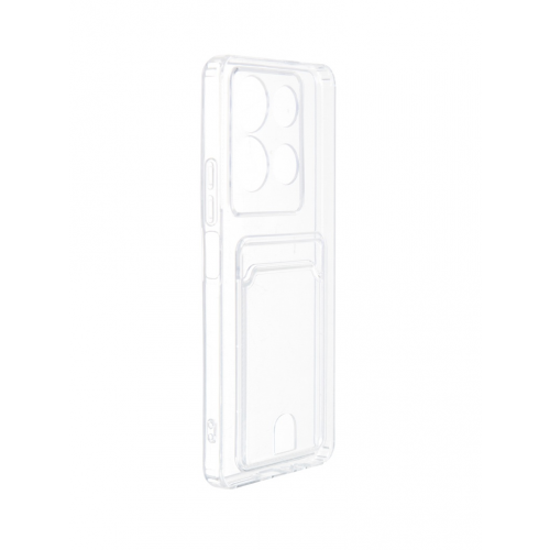 Чехол Zibelino для Infinix Note 30 4G Silicone Card Holder защита камеры Transparent ZSCH-INF-N30-CAM-TRN