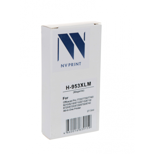 Картридж NV Print 953XLM (схожий с HP NV-F6U17AE) Magenta для HP OfficeJet Pro 7720/7730/7740/8210/8218/8710/8715/8720/8725/8730