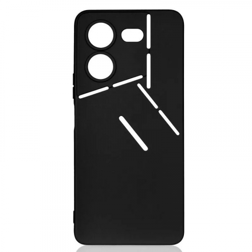 Чехол DF для Tecno Pova 5 Pro Silicone Black tCase-30