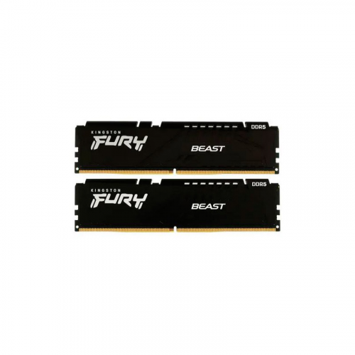 Модуль памяти Kingston Fury Beast Black DDR5 DIMM 6000Mhz PC48000 CL40 - 16Gb Kit (2x8Gb) KF560C40BBK2-16