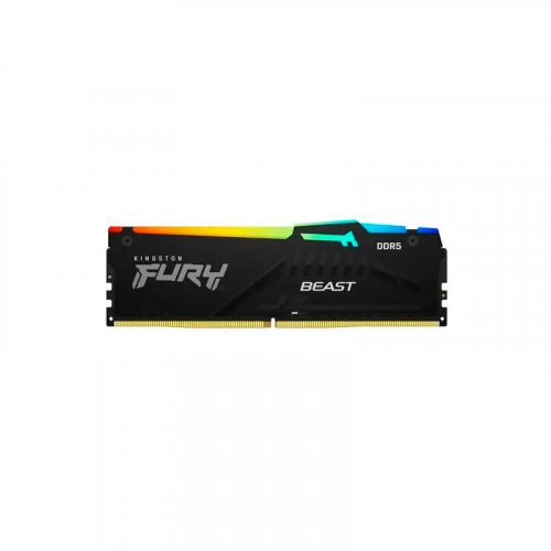 Модуль памяти Kingston Fury Beast Black RGB DDR5 DIMM 5600MHz PC-44800 CL40 - 16Gb KF556C40BBA-16