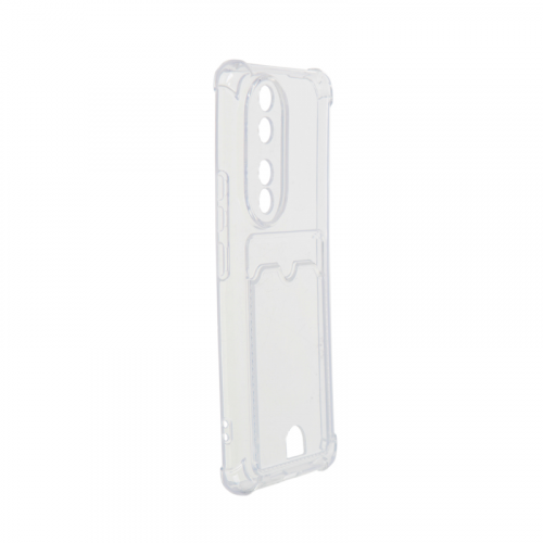 Чехол Zibelino для Honor 90 5G Silicone Card Holder защита камеры Transparent ZSCH-HON-90-CAM-TRN
