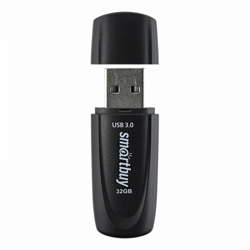 USB Flash Drive 32Gb - SmartBuy Scout USB 3.1 Black SB032GB3SCK