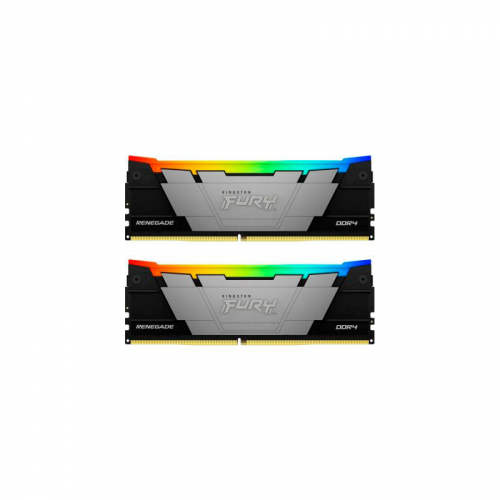 Модуль памяти Kingston Fury Renegade Black RGB DDR4 DIMM 3200Mhz PC25600 CL16 - 64Gb (2x32Gb) KF432C16RB2AK2/64