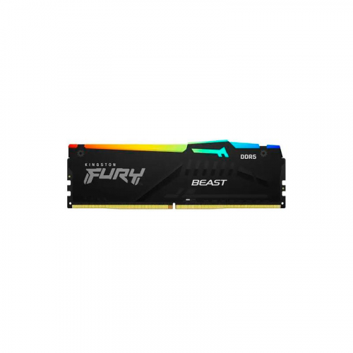 Модуль памяти Kingston Fury Beast Black RGB XMP DDR5 DIMM 5200Mhz PC41600 CL40 - 32Gb KF552C40BBA-32