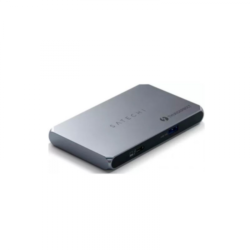 Хаб USB Satechi Thunderbolt 4 Slim Hub Pro Space Grey ST-HT4SHM-EU