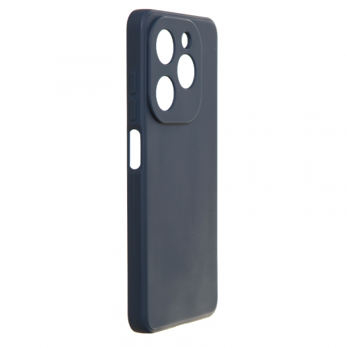 Чехол Zibelino для Tecno Spark Go 2024 / Spark 20 / 20C / Pop 8 Soft Matte с микрофиброй Blue ZSMF-TCN-GO-2024-BLU