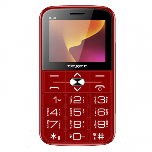 Сотовый телефон teXet TM-B228 Red