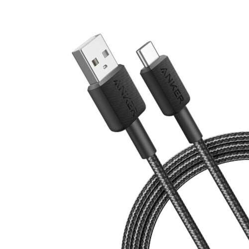 Аксессуар Anker A81H6 PL 322 USB-A - USB-C 1.8m ANK-A81H6G11-BK