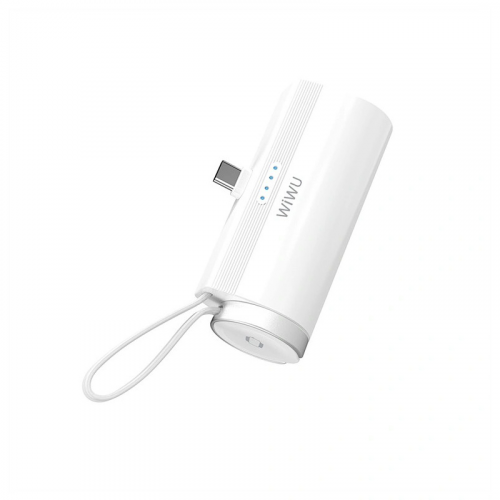 Внешний аккумулятор Wiwu Power Bank Wi-W026 5000mAh White 6976195096231