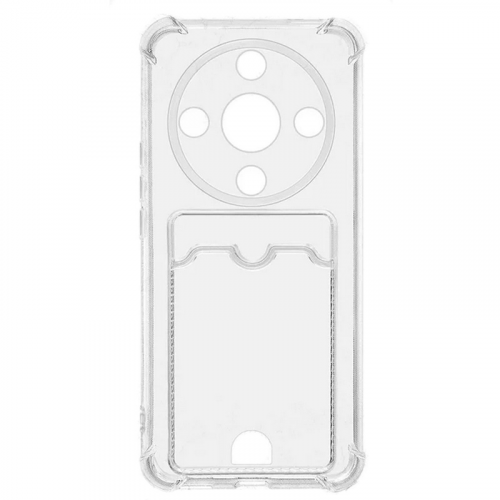 Чехол DF для Honor X9b с отделением для карты Silicone hwCardcase-10