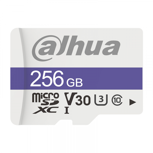 Карта памяти 256Gb - Dahua C10/U3/V30 FAT32 Memory Card DHI-TF-C100/256GB