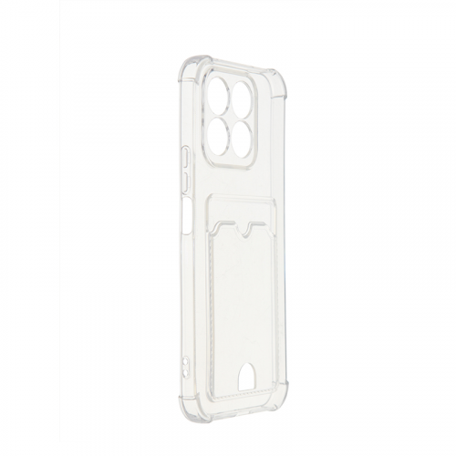 Чехол Zibelino для Honor X8b 4G Silicone Card Holder защита камеры Transparent ZSCH-HON-X8B-CAM-TRN