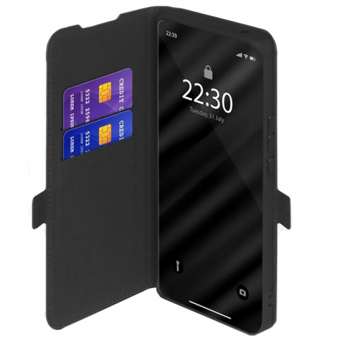 Чехол DF для Huawei Nova 12i Black hwFlip-153