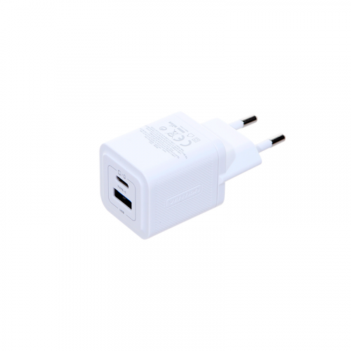 Зарядное устройство Vention 2xUSB Type-C+A GaN 30W Black FEQW0-EU