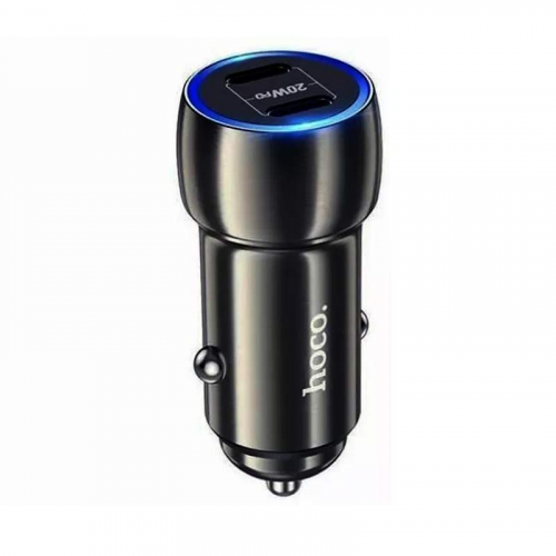 Зарядное устройство Hoco Z48 Tough 2xUSB-C 3А PD20W 0W Black 6931474794994