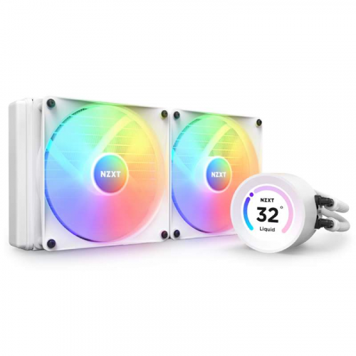 Водяное охлаждение NZXT Kraken Elite 280 RGB White RL-KR28E-W1 (Intel LGA 1700/1200/115X AMD AM5/AM4/sTRX4/TR4)