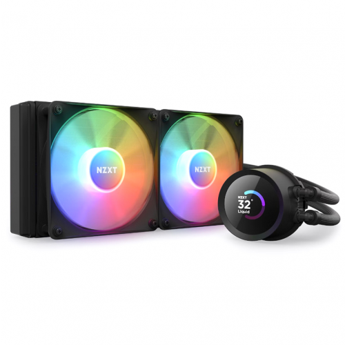 Водяное охлаждение NZXT Kraken 240 RGB Black RL-KR240-B1 (Intel LGA 1700/1200/115X AMD AM5/AM4/sTRX4/TR4)