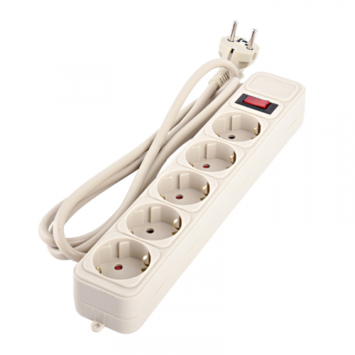 Сетевой фильтр Perfeo Real Power 5 Sockets 1.8m Grey PF_E1498