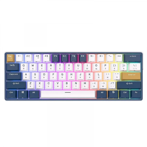 Клавиатура Royal Kludge RK61 Plus (Switch RK Brown) White 6935280818295
