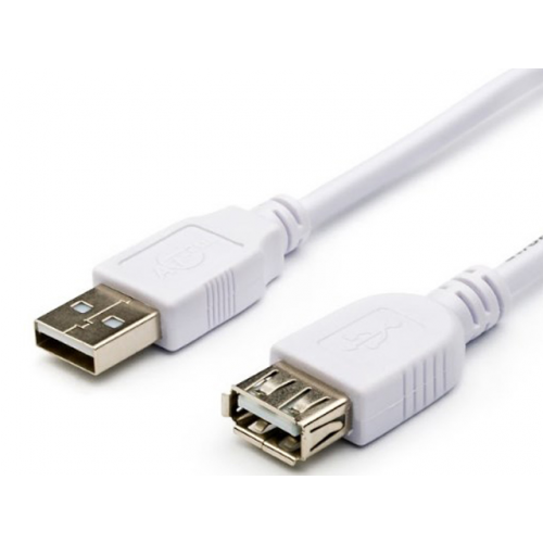 Аксессуар ATcom USB 2.0 AM/AF 1.8m White AT3789