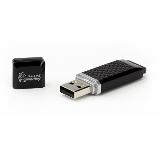 USB Flash Drive 32Gb - SmartBuy Quartz Series Black SB32GBQZ-K