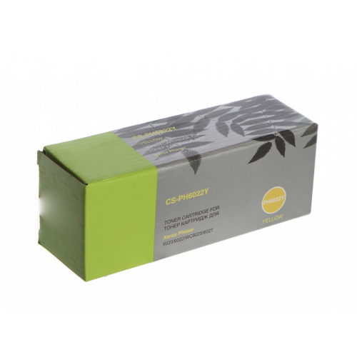 Картридж Cactus CS-PH6022Y Yellow для Xerox Phaser 6020/6022/WC 6025/6027