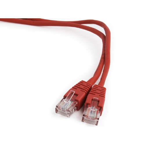 Сетевой кабель Gembird Cablexpert UTP cat.5e 1.5m Red PP12-1.5M/R