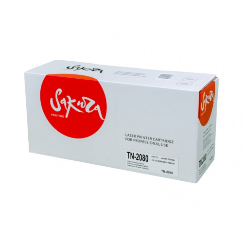 Картридж Sakura SATN2080 Black для Brother HL-2130R / DCP-7055R