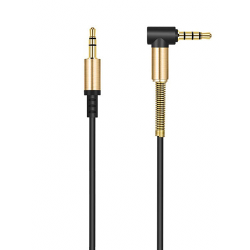 Аксессуар Кабель Hoco Spring UPA02 3.5 Jack/M - 3.5 Jack/M Black