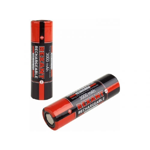 Аккумулятор Rexant 18650 20А Li-ion 3000mAH 3.7V без защиты 2шт 30-2035-05