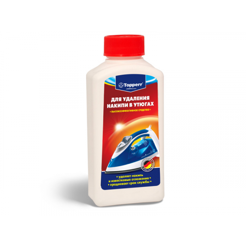 Средство для удаления накипи в утюгах Topperr 250ml 3003