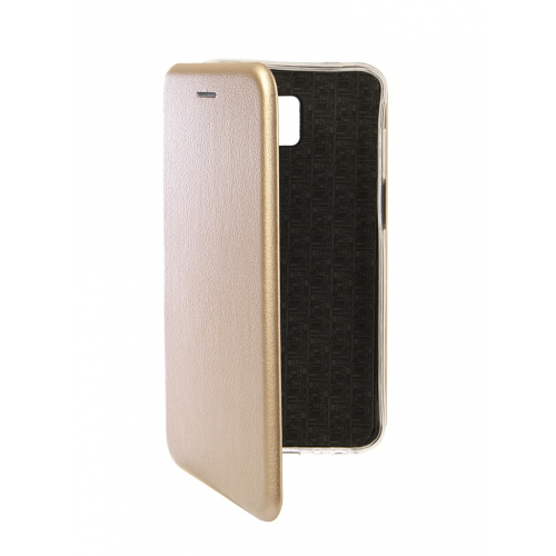 Чехол Innovation для Samsung Galaxy J6 Plus 2018 Book Silicone Magnetic Gold 13351