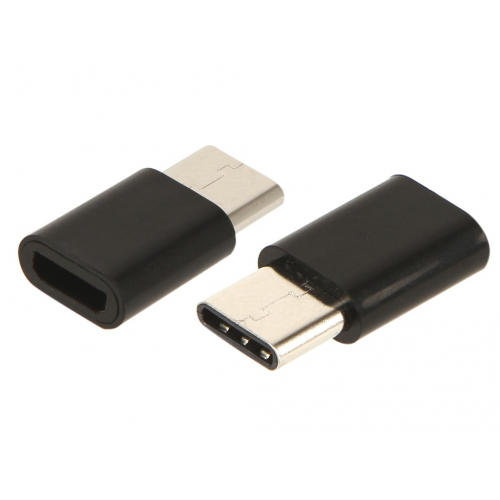 Аксессуар Red Line MicroUSB - Type-C Black УТ000016931