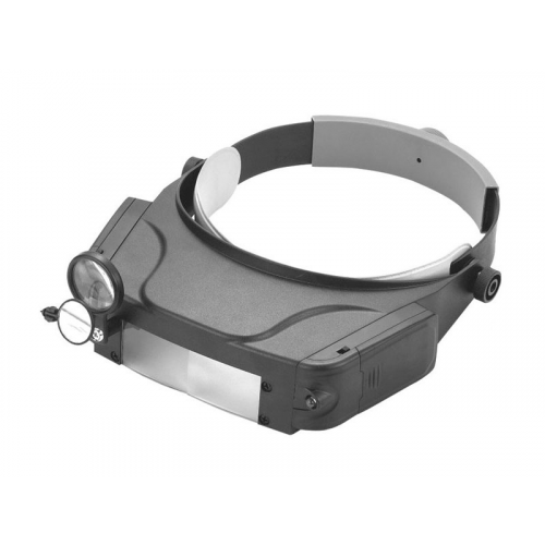Лупа налобная Kromatech MG81007-C 1.5x/3.0x/9.5x/11.0x с подсветкой 2 LED 23091b014