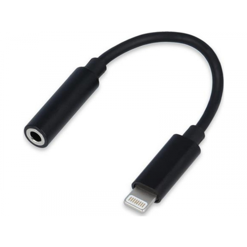 Аксессуар Gembird Cablexpert Lightning - Jack3.5 F Black CCA-LM3.5F-01
