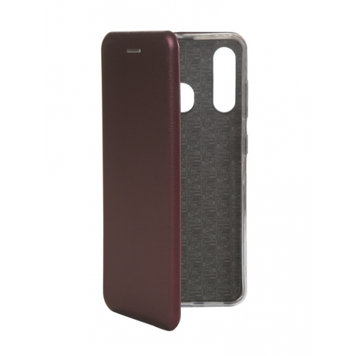 Чехол Innovation для Samsung Galaxy A60 Book Silicone Magnetic Bordo 15498