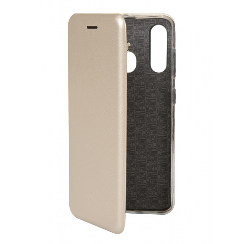 Чехол Innovation для Samsung Galaxy A60 Book Silicone Magnetic Gold 14494