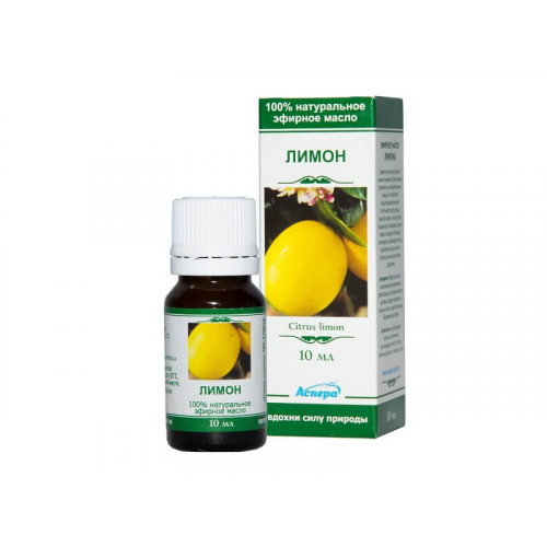 Масло эфирное Аспера Лимон 10ml ПК2301А026