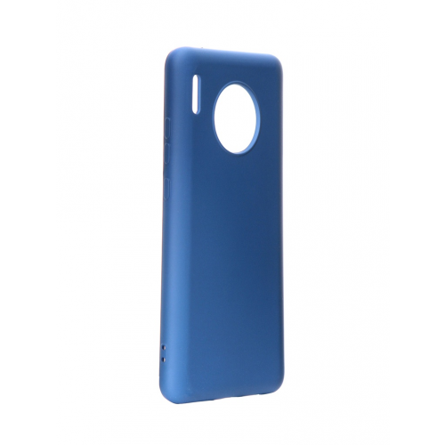 Чехол DF для Huawei Mate 30 Silicone Blue hwOriginal-05